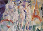 Delaunay, Robert The City of Paris painting